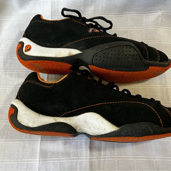 Piloti Prototipo Black and Orange Suede Driving Shoes Men's 6.5 Racecar Quality - Picture 8 of 13